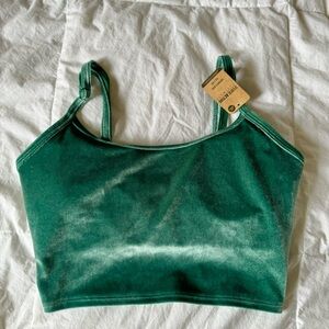 PINK ACTIVE Ultimate Velvet Lightly Lined Sports Bra Crop Women’s Size XS